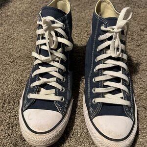 High top Blue Converse 7.5M 9.5W